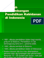 Sejarah Perkembangan Pendidikan Bidan