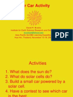 Solar Car Activity: David R. Brooks