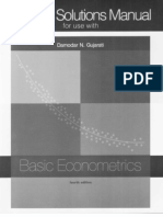 Basic Econometrics Solutions Manual