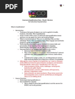 GCo - Coursera Gamification Class - Week 1 Review