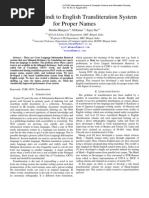 Download Rule Based Hindi to English Transliteration System for Proper Names by ijcsis SN105612532 doc pdf