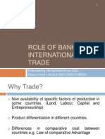 Role of Banks in International Trade IMRAN ACA