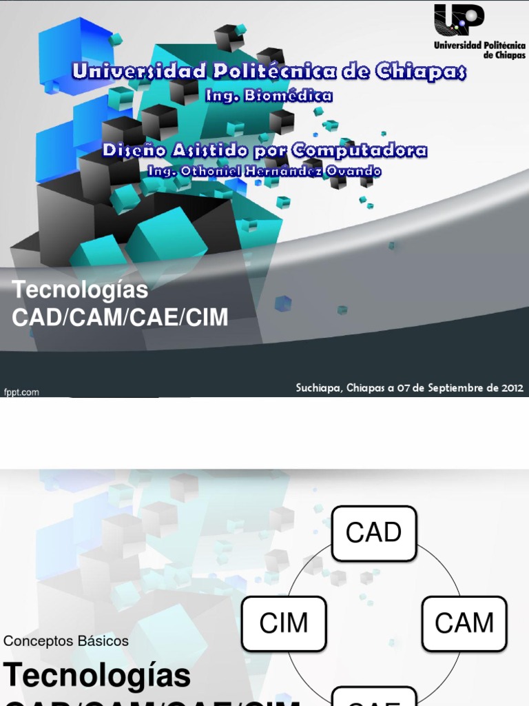 Tecnologías CAD/CAM/CAE/CIM en Chiapas | PDF | Informática
