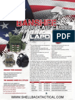 Banshee Plate Carrier - Spec Sheet - SHELLBACK TACTICAL