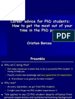 Career Advice For PHD Students: How To Get The Most Out of Your Time in The PHD Program