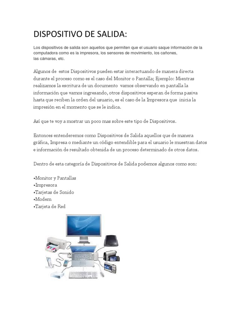 Dispositivo de Salida