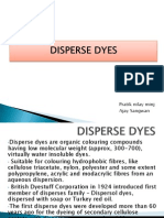 Disperse Dyes-dft Sem 3, (Pratik Minj,Ajay Sangwan,Roll-2,16)