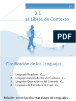 Gramáticas Libres de Contexto