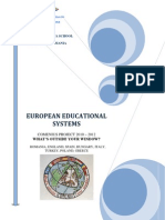 European Educational Systems