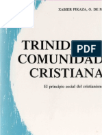 Pikaza, Xabier - Trinidad y Comunidad Cristiana