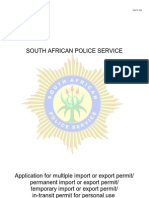 South African Police Service: SAPS 520