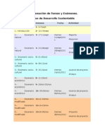 Programacion Tareas Examenes DS