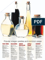 Vinegar Varieties Chart