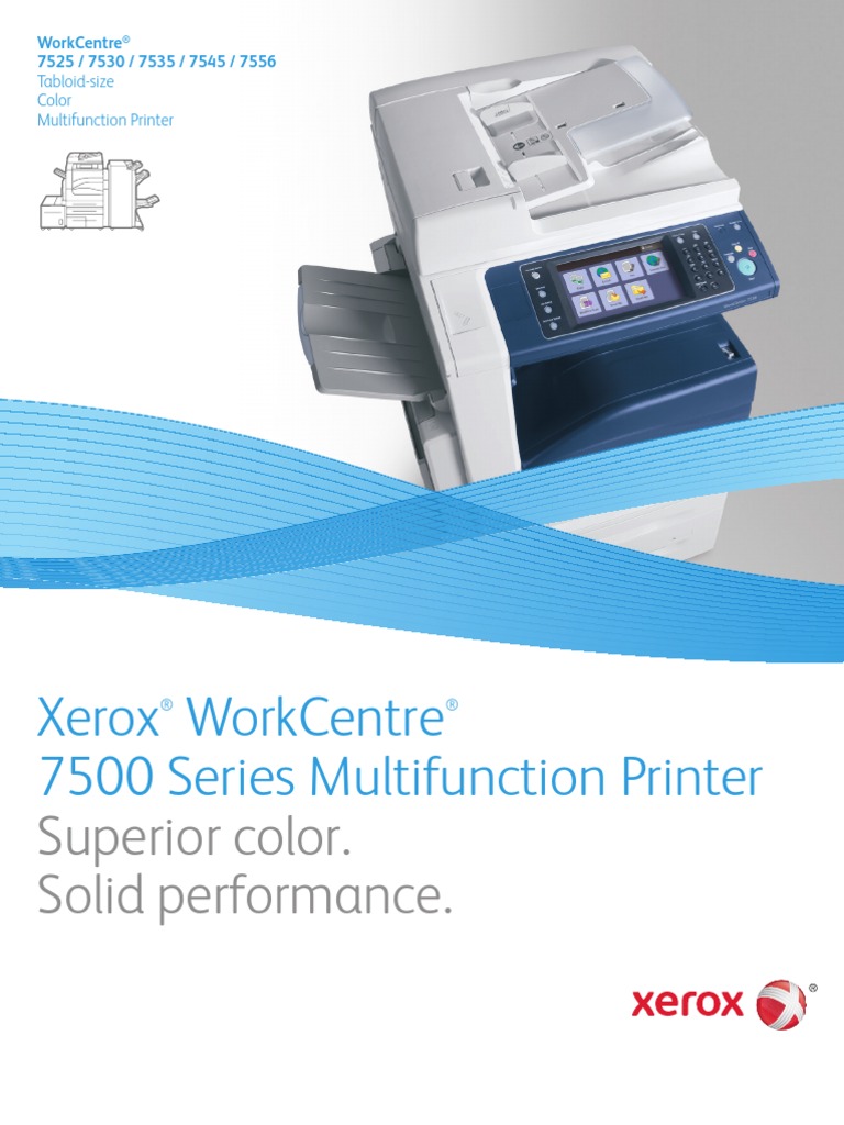 7525 7535 7545 | PDF | Image Scanner | Printer (Computing)