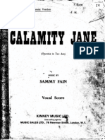 Calamity Jane Score