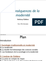 Giddens - Consequences de La Modernite