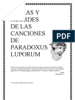 Letras y Acordes de Paradoxus Luporum