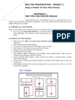 Guidelines for Pen Friend Presentation With Posters