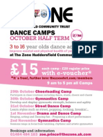 October Half Term Dance