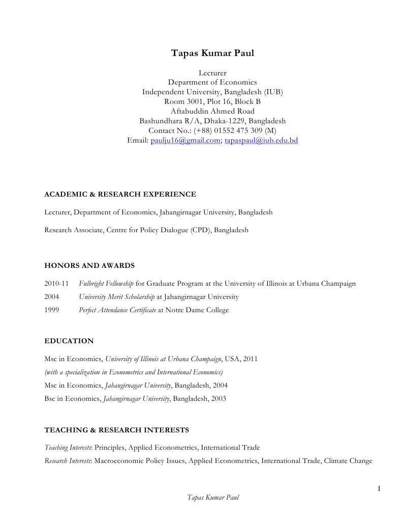 How to write a curriculum vitae picture