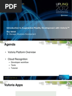 Intro to Augmented Reality Wednesday 230