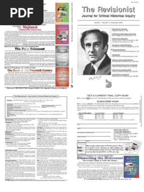 The Revisionist Journal For Critical Historical Inquiry Volume