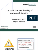 The Unfortunate Reality of Insecure Libraries: Jeff Williams, CEO Aspect Security