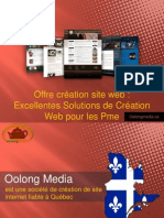 Offre création site web :Excellentes Solutions de Création Web pour les Pme