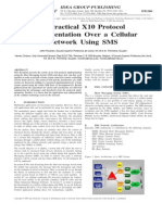 A Practical X10 Protocol Implementation Over a Cellular Network Using SMS