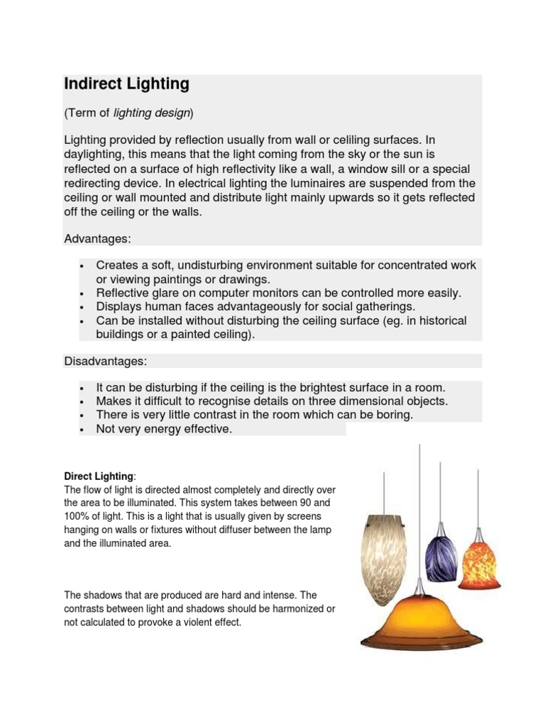 Indirect Lighting | PDF | Shadow | Lighting