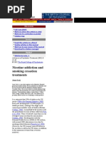 Download Nicotine addiction and smoking cessation treatments  by argatu SN10570544 doc pdf