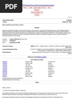 Silent Subliminal Presentation System - Patft-Uspto-Gov