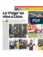 La 'Pulga' no vino a Lima