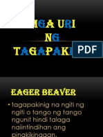 Mga Uri NG Tagapakinig