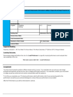 Lead Performer Assign Brief