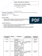 Planeamiento de Clases Derechos Humanos 2010