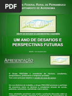 APRESENTAÇÃO PROCANA