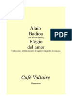38479590 Alain Badiou Elogio Del Amor