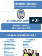 Perfiles Profesionales de Las Carreras de La Universidad