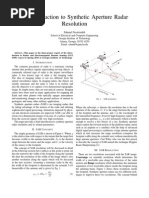 30937362 an Introduction to Synthetic Aperture Radar Resolution