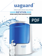 REVERSE OSMOSIS WATER PURIFICATION SYSTEM USER MANUAL