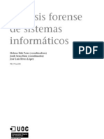 Analisis Forense de Sistemas Informaticos