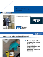 Click To Edit Master Slide Click To Edit Master Slide Mercury Spill Clean-Up Procedures