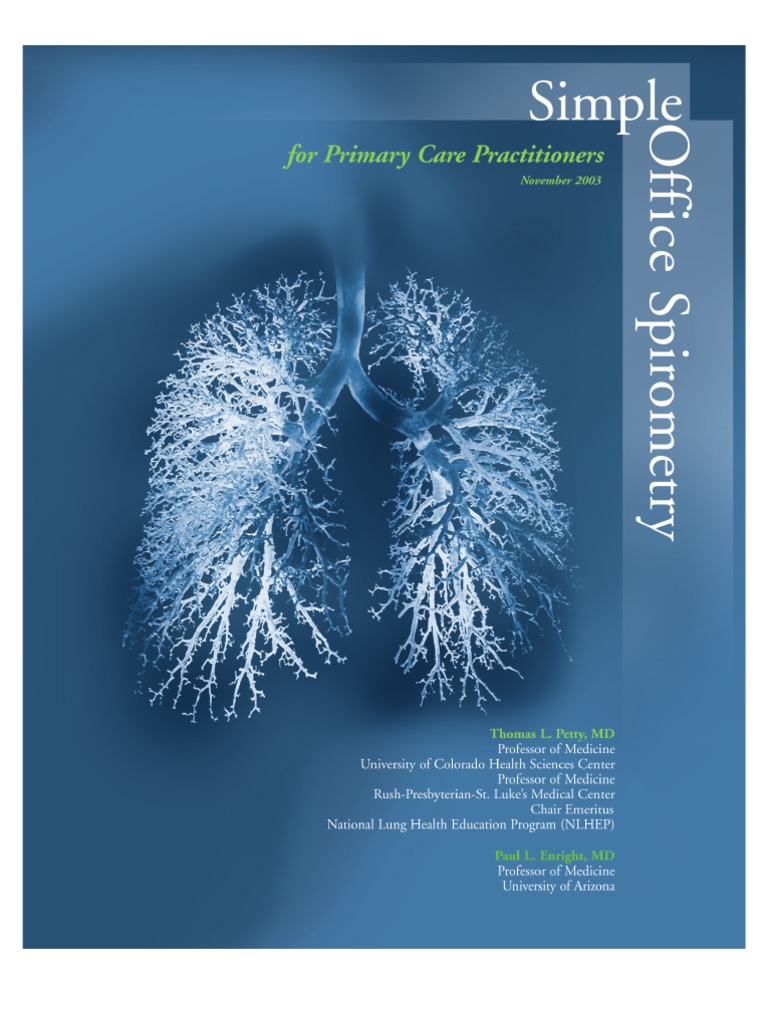 Simple Office Spirometry PDF Asthma Respiratory Tract