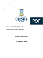 Projetos Residencias - 2009