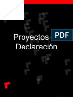 Proyectos de Declaración