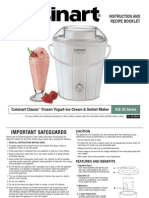 Cuisinart Ice Cream Maker - Ice-25