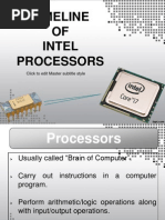 Evolution of Intel Microprocessor