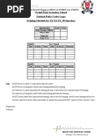 Download Training Schedule Template by OPSS NPCC SN1057608 doc pdf