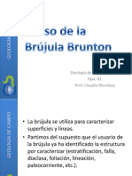 El Uso de La Brujula Brunton 2013